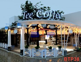 Thiết kế quán cafe Tee Coffee đẹp lộng lẫy