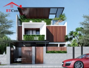 Thiết kế biệt thự hiện đại 10x20m sở hữu vẻ đẹp đến từ sự tinh tế