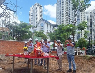 Thi công xây dựng ở 55Đ.D1, Phường Bình…