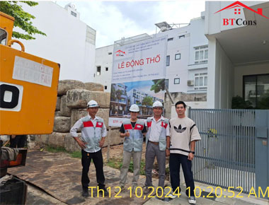 Thi công nhà trọn gói Chị Hòa - Q2.tphcm