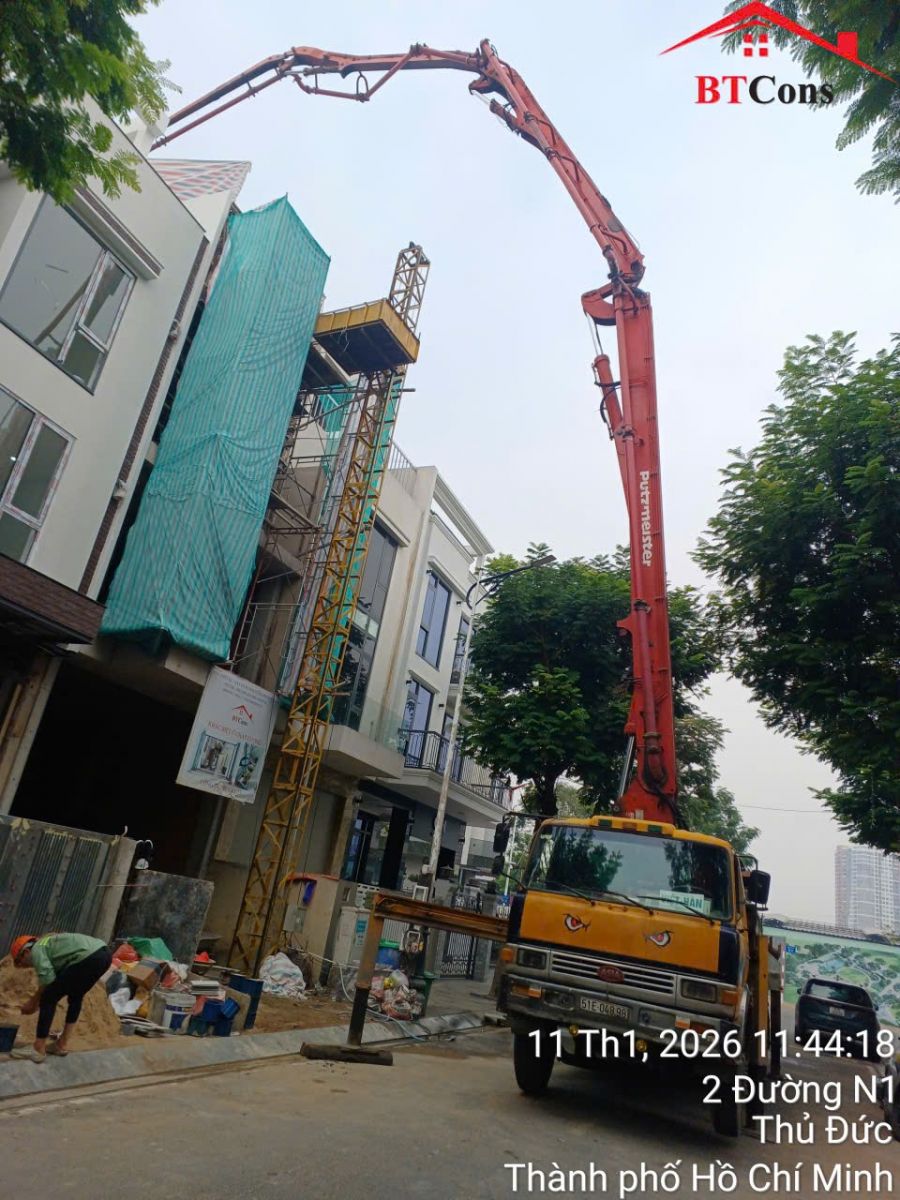 Đơn Vị thi công nhà phố tại Tp.Thủ Đức【BTCONS 098 674 88 36】