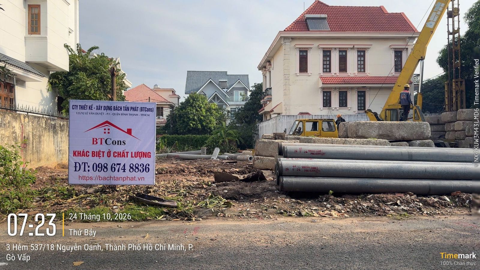 Khởi Công Xây Dựng Biệt Thự Ở Gò Vấp - Nhà Thầu Thi Công Trọn Gói Uy Tín