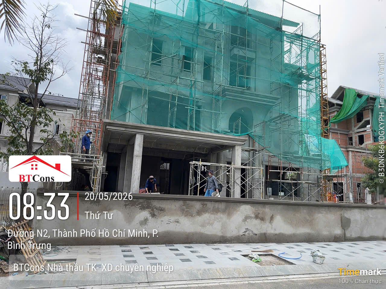 Thiết Kế Thi Công Biệt Thự Cao Cấp TP Thủ Đức Trọn Gói Uy Tín 2026